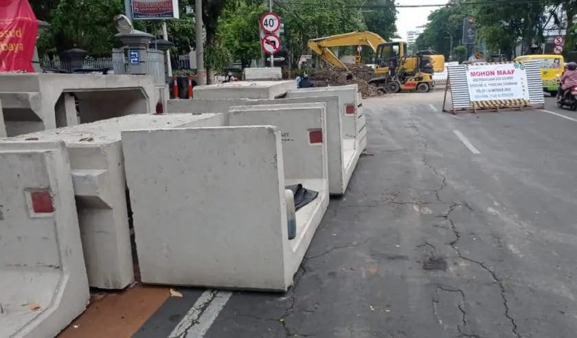 Jalan Panglima Sudirman. (Foto: Dok Diskominfo Kota Surabaya/Tugu Jatim)