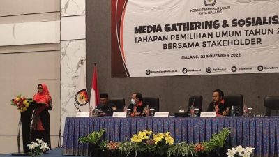 Gencar Sosialisasi Pemilu 2024, KPU Kota Malang Target Partisipasi Masyarakat Minimal 77 Persen