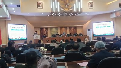 Rapat Paripurna DPRD Tuban. (Foto: Mochamad Abdurrochim/Tugu Jatim)