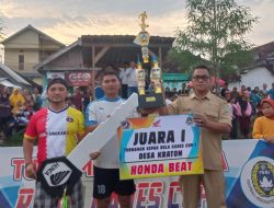 Bhayangkara FC Polres Pasuruan Kota Juara Kades Kraton Cup 2022