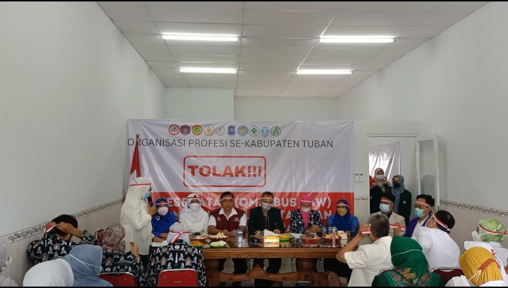 10 Organisasi Profesi di Tuban Tolak RUU Kesehatan Omnibus Law 2 kesehatan tugu jatim