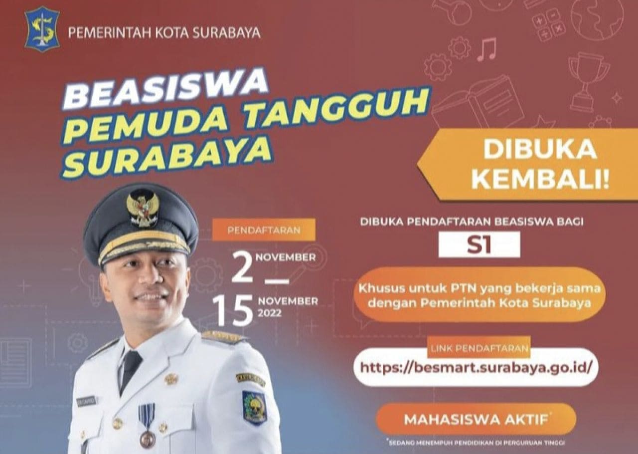 Beasiswa Pemuda Tangguh Surabaya. (Foto: dok. Diskominfo Kota Surabaya/Tugu Jatim)