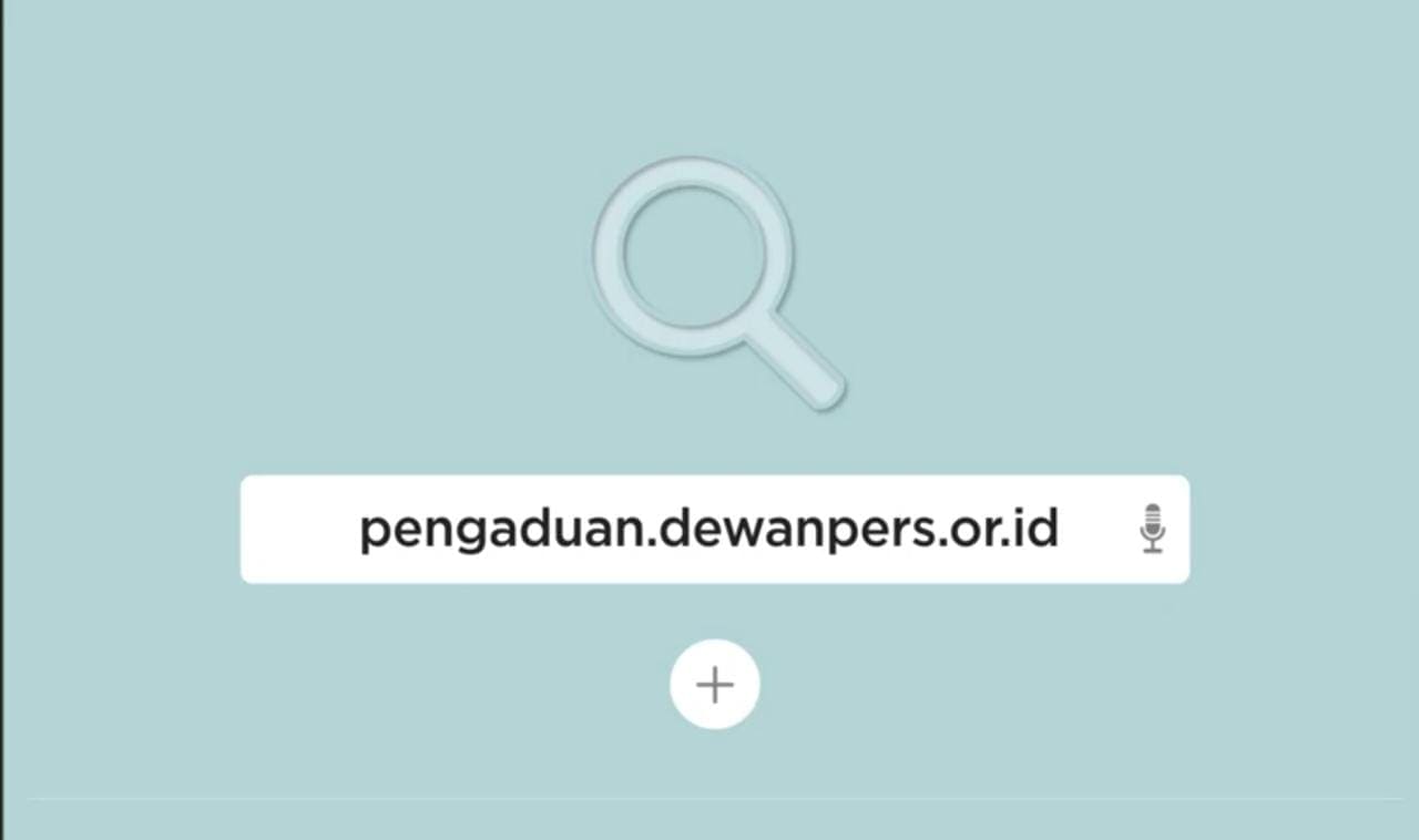 Pengaduan elektronik Dewan Pers. (Foto: dok YouTube Dewan Pers Official/Tugu Jatim)