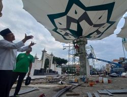 Pembangunan Payung Madinah Masih 80 Persen, Gus Ipul Minta Kontraktor Rampungkan sebelum Tahun Baru