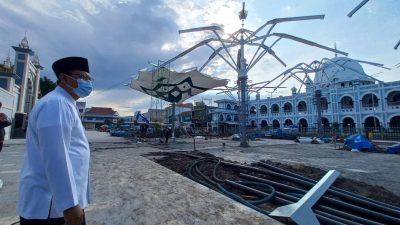 Pemasangan 6 Payung Madinah di Pasuruan Ditarget Rampung 20 Desember 2022