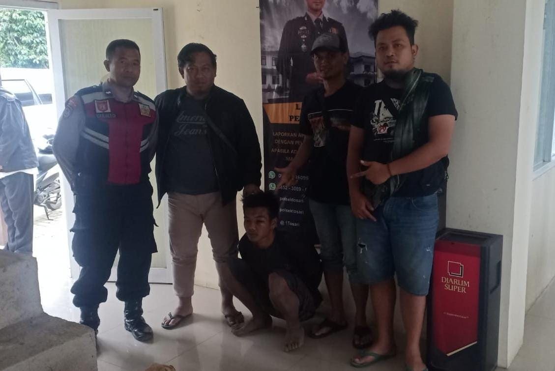 Pemuda pencuri motor petani. (Foto: dok. Polsek Tosari)