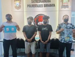 Amankan 134 Paket Sabu Siap Edar di Warkop, Polrestabes Surabaya Tangkap Dua Pemuda Sawahpulo