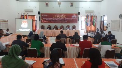 KPU Tuban Gelar Uji Publik Rancangan Dapil, Sejumlah Partai Pilih Tetap seperti Pemilu 2019