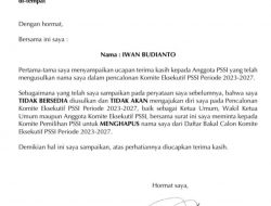 Ogah Jadi Exco PSSI, Iwan Budianto Pilih Hapus Namanya dari Jajaran Kandidat