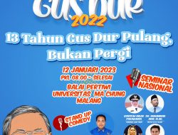 PT Pegadaian Support Haul Gus Dur Ke-13, Mulyono Rekso: Sosok Negarawan Humoris yang Cerdas   