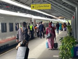 Jumlah Penumpang Kereta Api di Daop 8 Surabaya Naik 8 Persen Selama Nataru