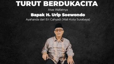 Kabar Duka, Ayah dari Wali Kota Surabaya Meninggal