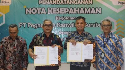 Kerja Sama Tri Dharma Perguruan Tinggi, Pegadaian Kanwil XII Surabaya Teken MoU dengan Universitas Wijaya Putra