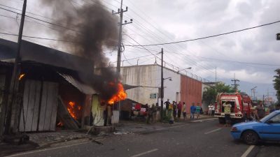 Kebakaran Pertamini di Wagir Malang, 5 Unit Damkar Dikerahkan Padamkan Alat Diduga Korslet