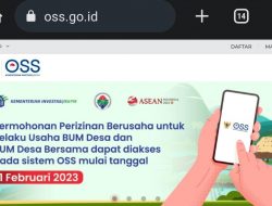 Cukup Klik Aplikasi OSS! Solusi Anda Izin Usaha BUMDesa & BUMDesa Bersama Se-Indonesia