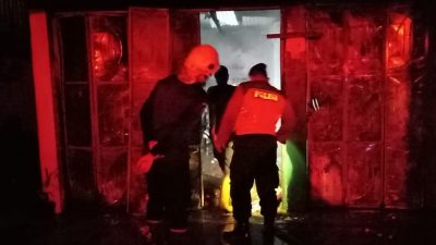 Rumah Makan Terbakar di Ngoro Mojokerto, Diduga Pemilik Lupa Matikan Kompor