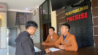 PKL di Polres Probolinggo, Mahasiswa FH Unikama Belajar Layani Masyarakat secara Transparan