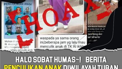 hoax isu penculikan anak TK.