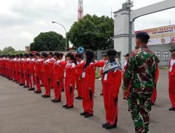 Latih Disiplin dan Kemandirian, Puluhan Pelajar Surabaya Sekolah Kebangsaan di Lanudal Juanda Sidoarjo