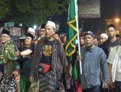 Harlah 1 Abad NU, 300 Warga Nahdliyin Kabupaten Pasuruan Jalan Kaki ke Sidoarjo sekaligus Napak Tilas Perjuangan Pendiri NU
