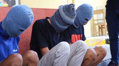 Tersangka penganiayaan di JLS Tuban.