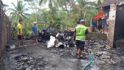 Kebakaran Rumah Warga Ngajum Malang Diduga Lalai saat Masak Air, Rugi Puluhan Juta Rupiah