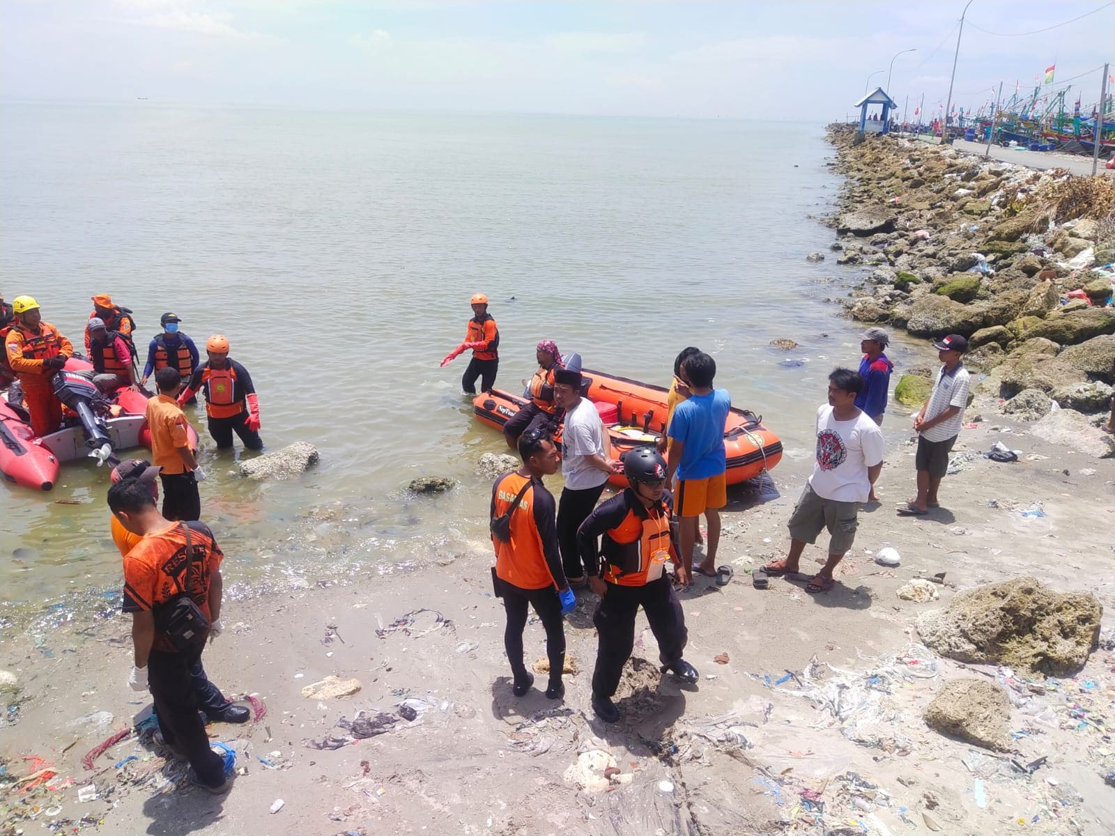 Penemuan mayat nelayan di Lamongan.