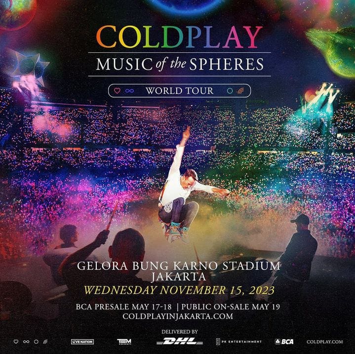 Tiket konser coldplay.