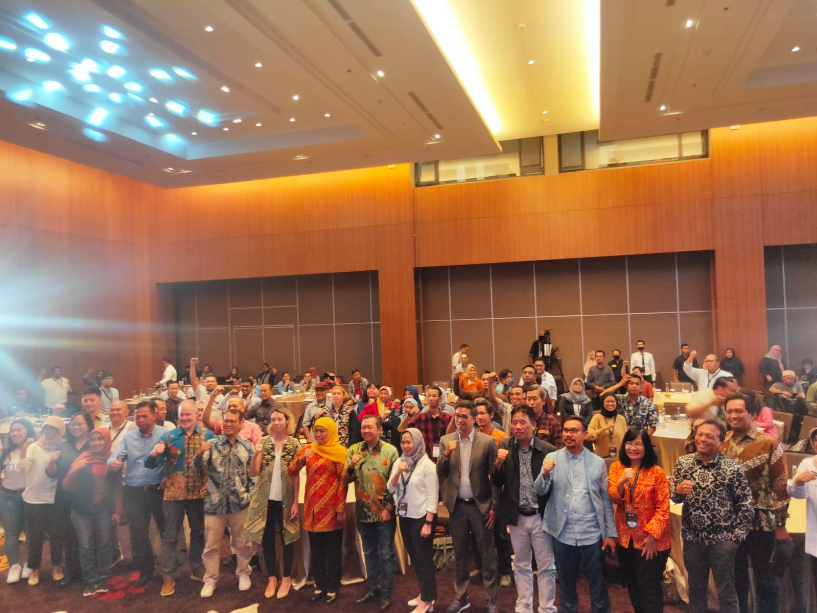 Jatim Media Summit di Surabaya.