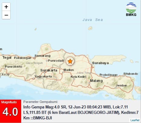 Gempa Bojonegoro.