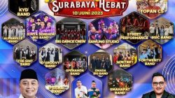 Meriahkan Festival Musik Surabaya Hebat, Pemkot Hadirkan Guest Star Ndarboy Genk Hari Ini