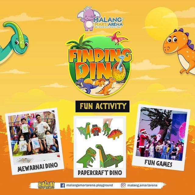 Finding Dino Malang Smart Arena.