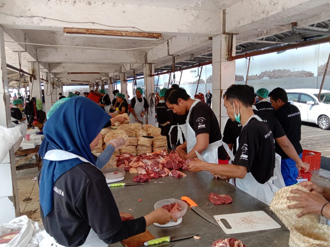 Pasokan daging.