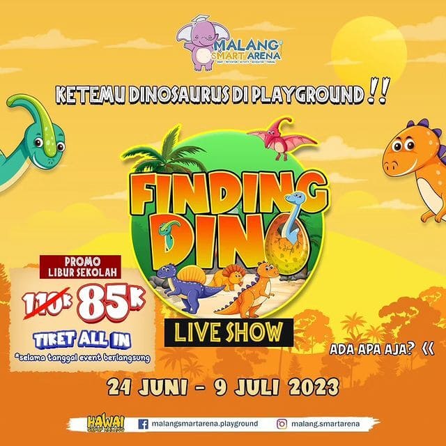 Finding Dino di Malang Smart Arena.