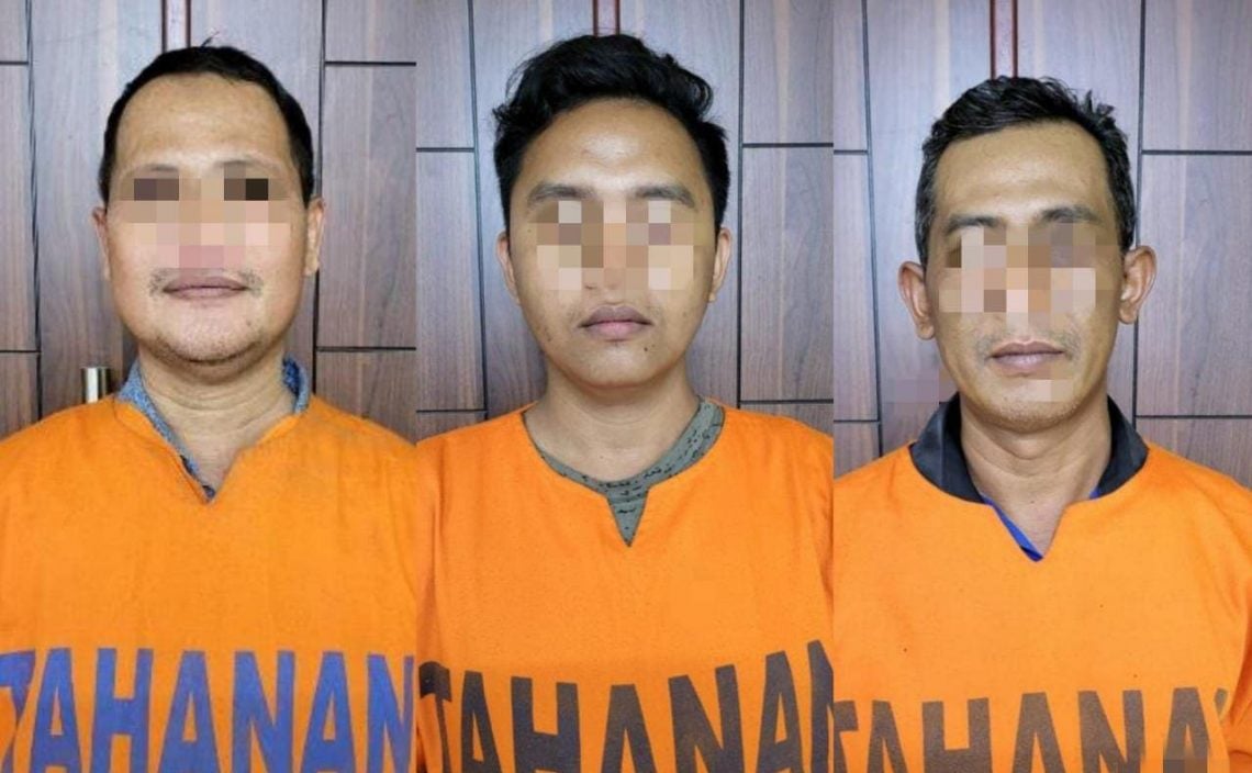 tersangka penimbun BBM.