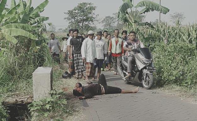 Maling motor tewas di Sukorejo Pasuruan.