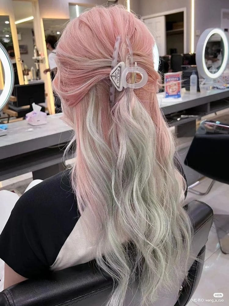 Warna rambut wanita Korea 2023.