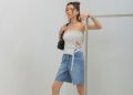 Baju crop top Korea.