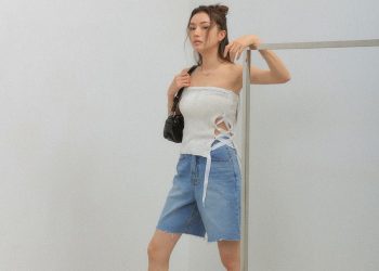 Baju crop top Korea.