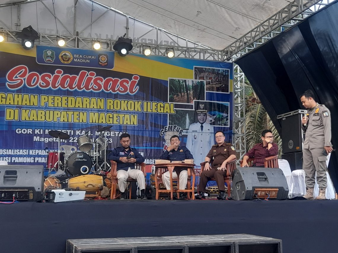 Magetan Ditargetkan Zero Rokok Ilegal 1 magetan tugu jatim