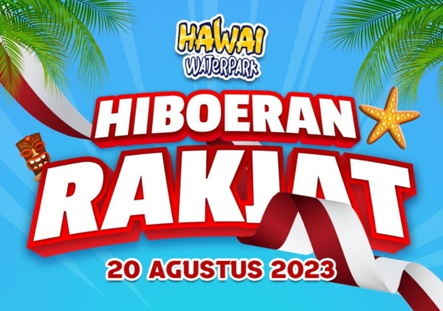 Hiboeran rakjat Hawai Waterpark Malang.