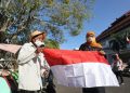 Bendera merah putih.