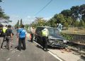 Korban kecelakaan Bus Restu.