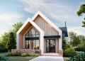 Desain rumah 1 lantai.