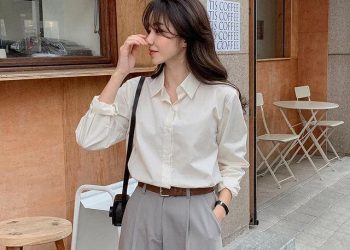 Kemeja wanita Korea.