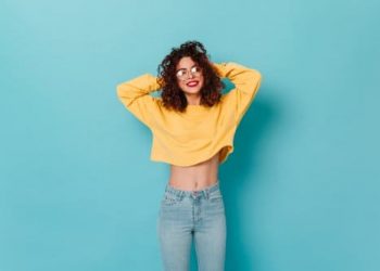Crop top sweater.