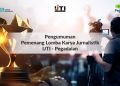 lomba karya jurnalistik IJTI-Pegadaian 2023.