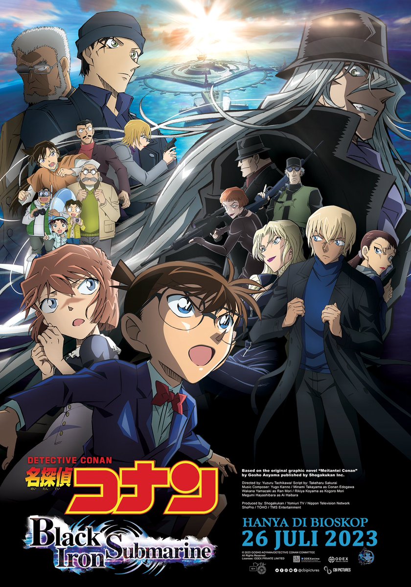 Identitas Haibara Terungkap di Film Detective Conan: Black Iron Submarine 1 haibara tugu jatim