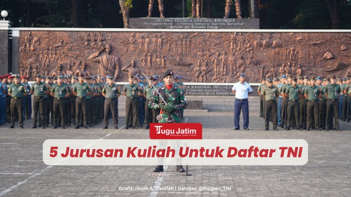 Jurusan kuliah untuk daftar TNI. Foto: @Puspen_TNI