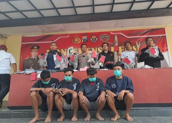 5 Oknum Pesilat di Tuban Jadi Tersangka Perusakan Sepeda Motor dan Rumah Warga